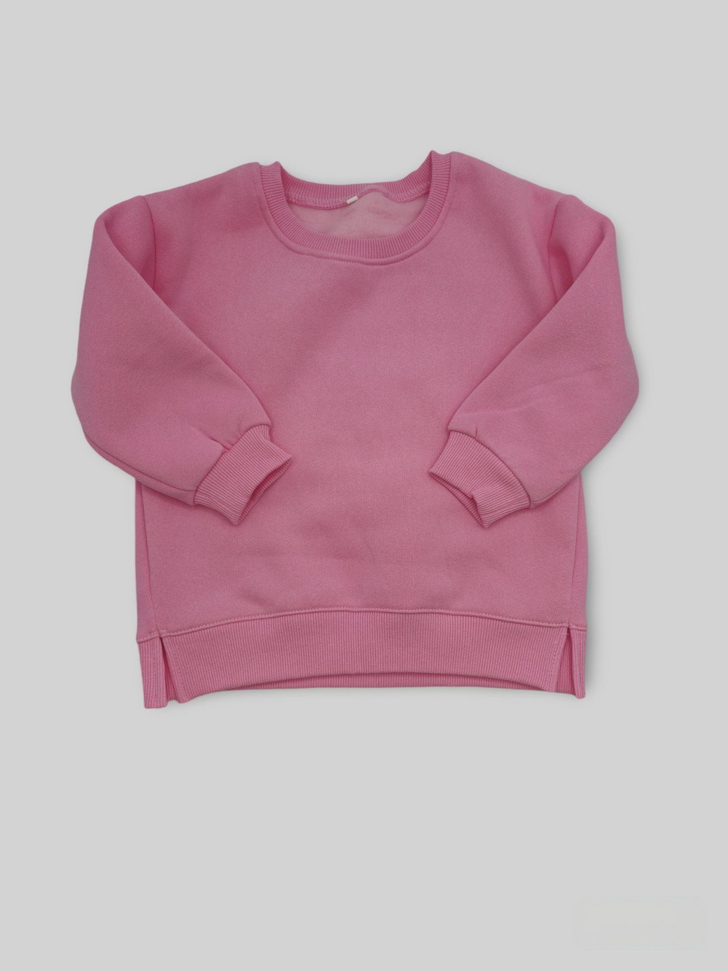 Angel Wings Rhinestone Sweatshirt โ Pink Toddler Sweater โ Girls Cozy Pullover โ Sparkly Kids Jumper โ Cute Fall/Winter Outfit