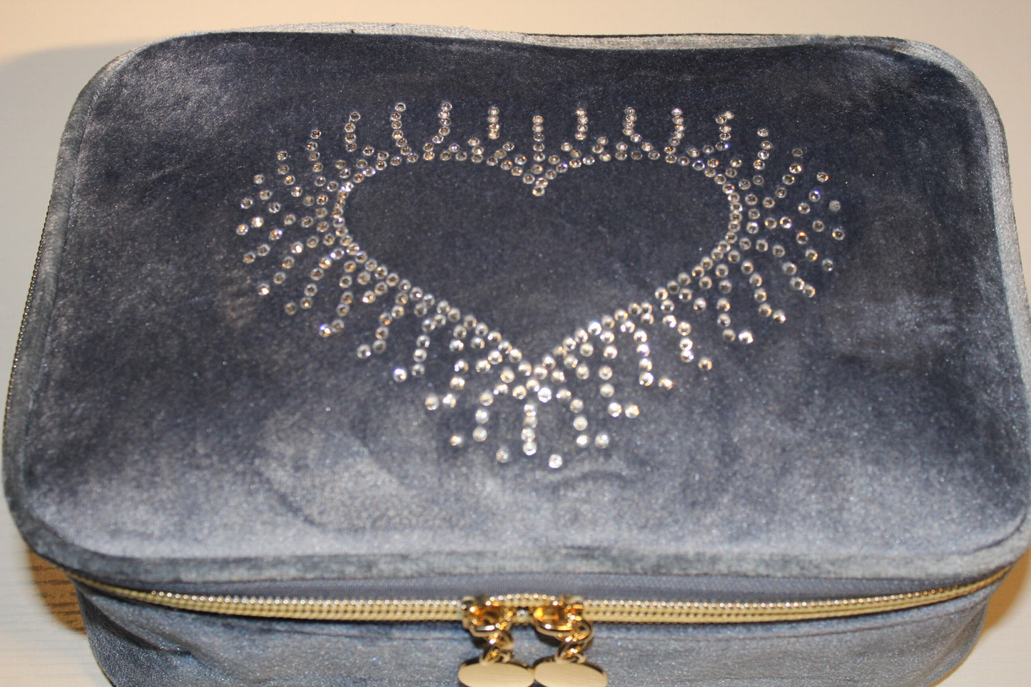 Customize Make Up bag for gift girls, rhinestones gift, personalized, Monogram, Velvet Brush Bag, Christmas Gift, Bridesmaid gift