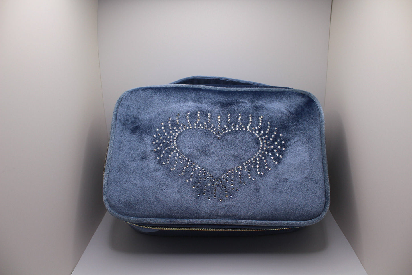 Customize Make Up bag for gift girls, rhinestones gift, personalized, Monogram, Velvet Brush Bag, Christmas Gift, Bridesmaid gift