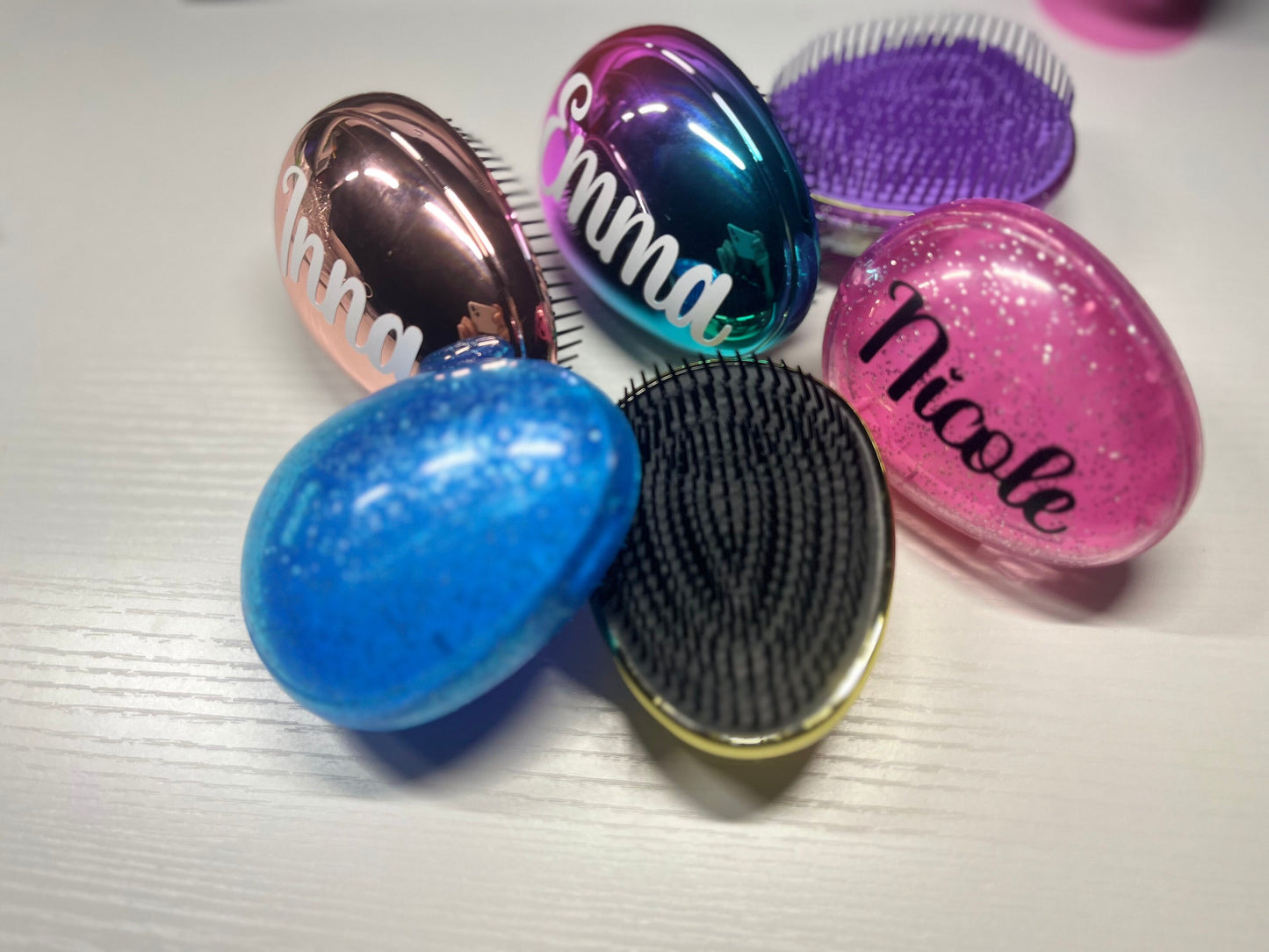 Personalized Hair Brush, Christmas Gifts for Girls, Hair Brush for Girls, Dance Team, Cheer Gift, Girls Party Favors, Massage Brush for Head