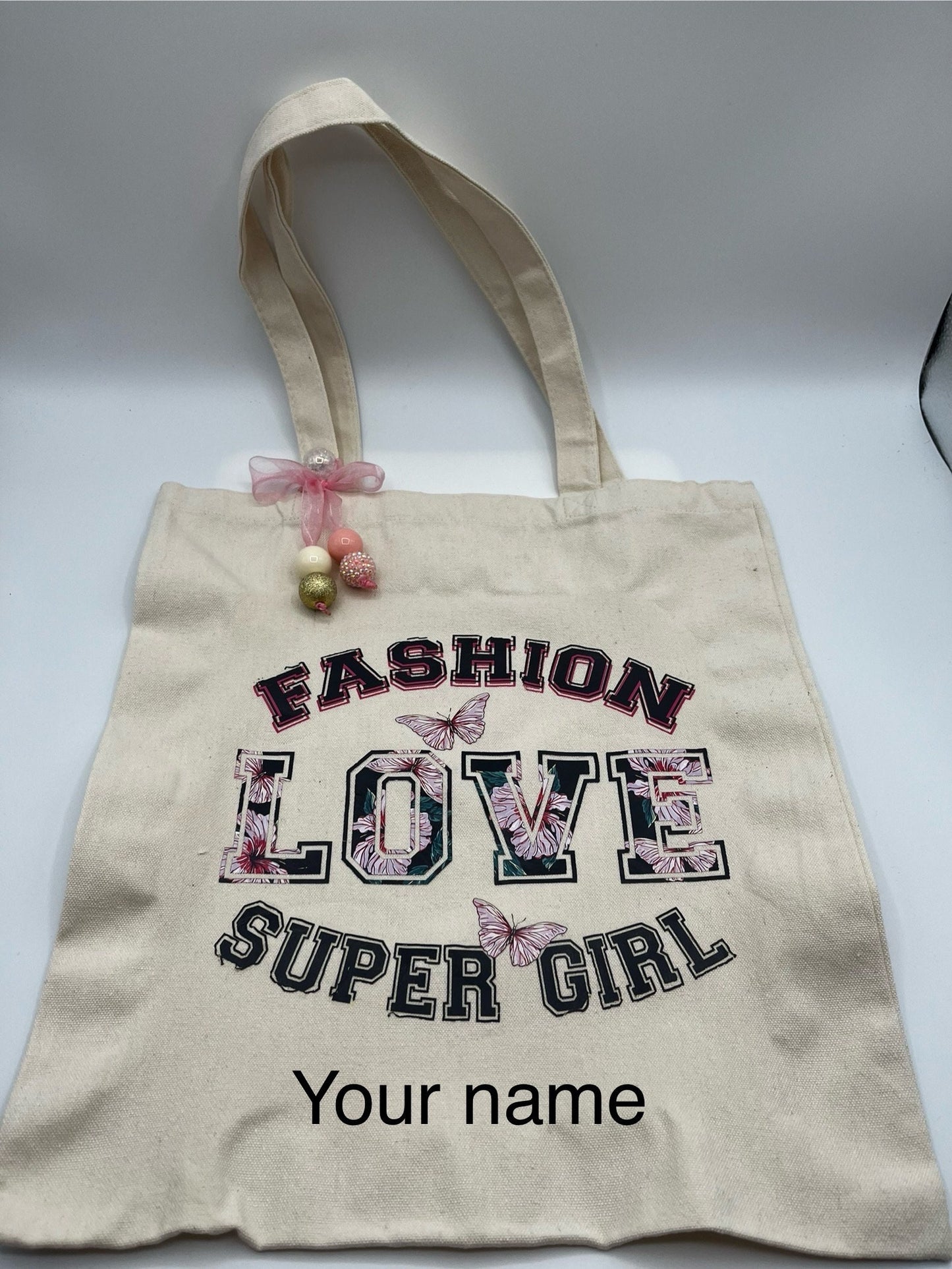 Chic Personalized Tote - Thoughtful Gifts for Mom and Birthday Celebrations, Customizable Canvas Bag - Unique Gift for Her & Stylish Shopper