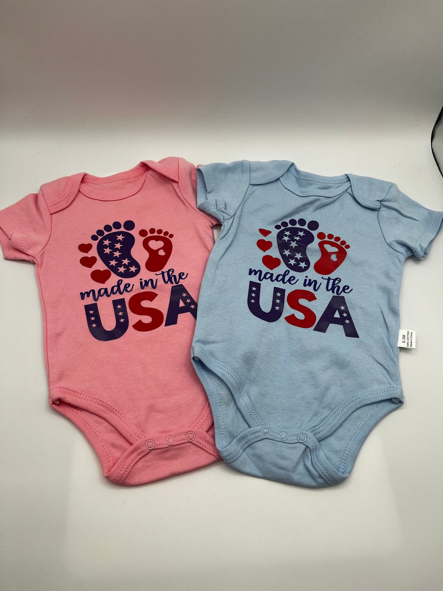 Bodysuit for toddler, independent day toddler outfit, made in America clothes