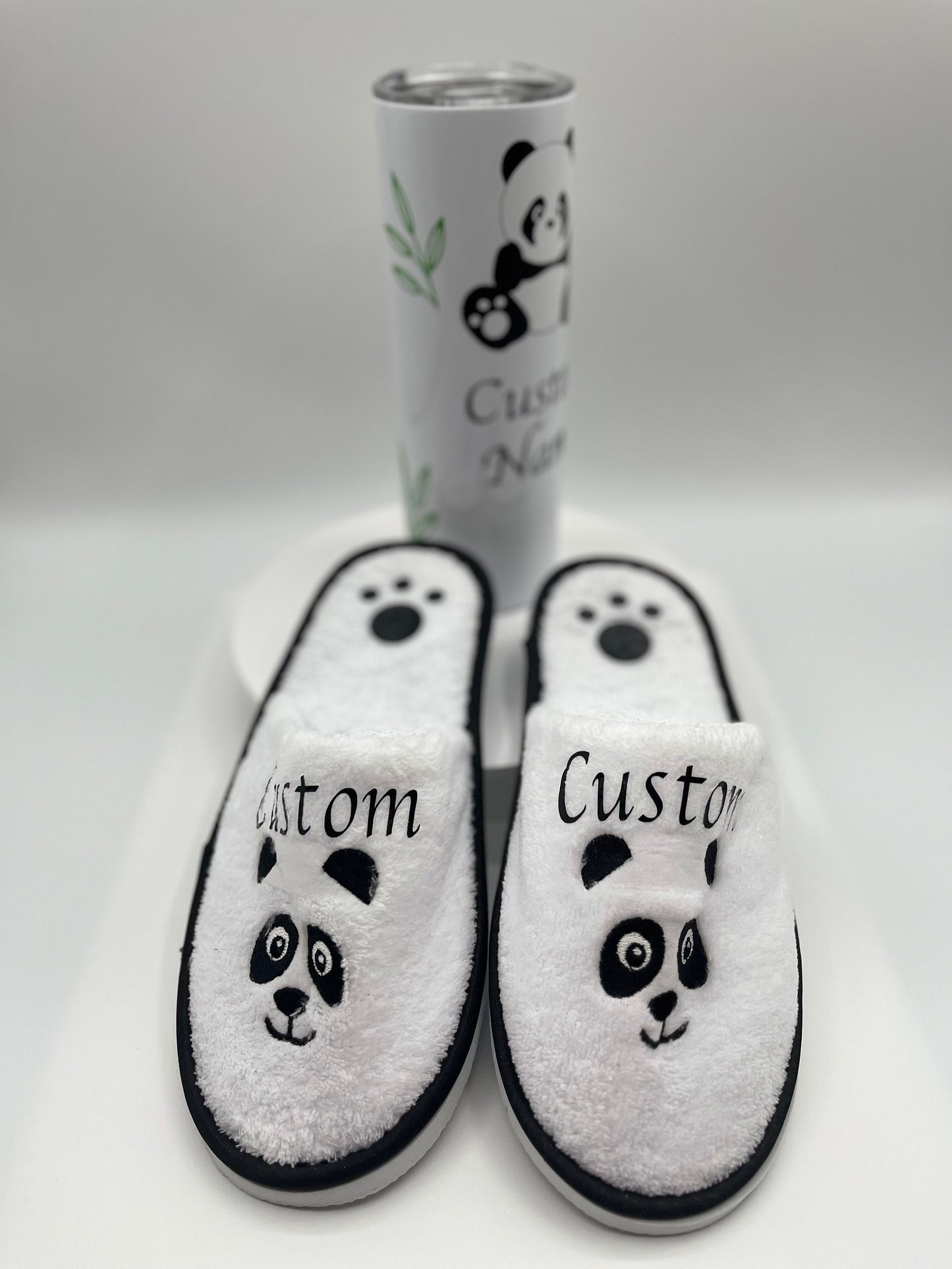 Gift set for kids, tumbler for children, spa parties kids, gift in box, birthday party gift, panda toy gift