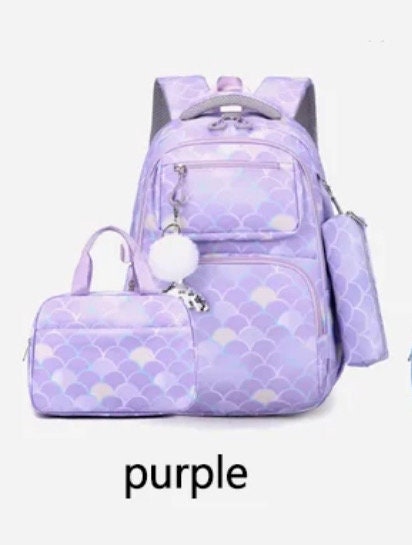 Backpack for kids, Back to school, rhinestones tail, mermaid backpack, quality bag, pearls, custom , purse for pencils, lunchbox