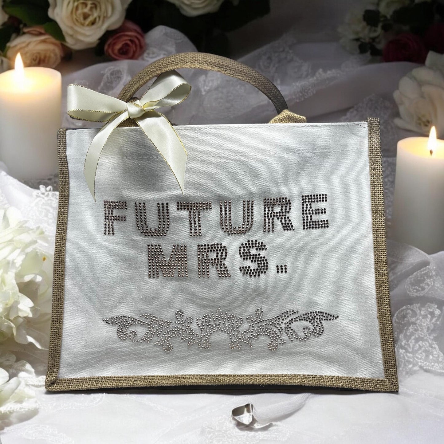 Future Mrs Tote Bag, Custom Mrs Bag, Engagement Tote Bag, Bride Canvas Bag, Engagement Gifts, for Bride to Be Tote, Engagement Party Gifts