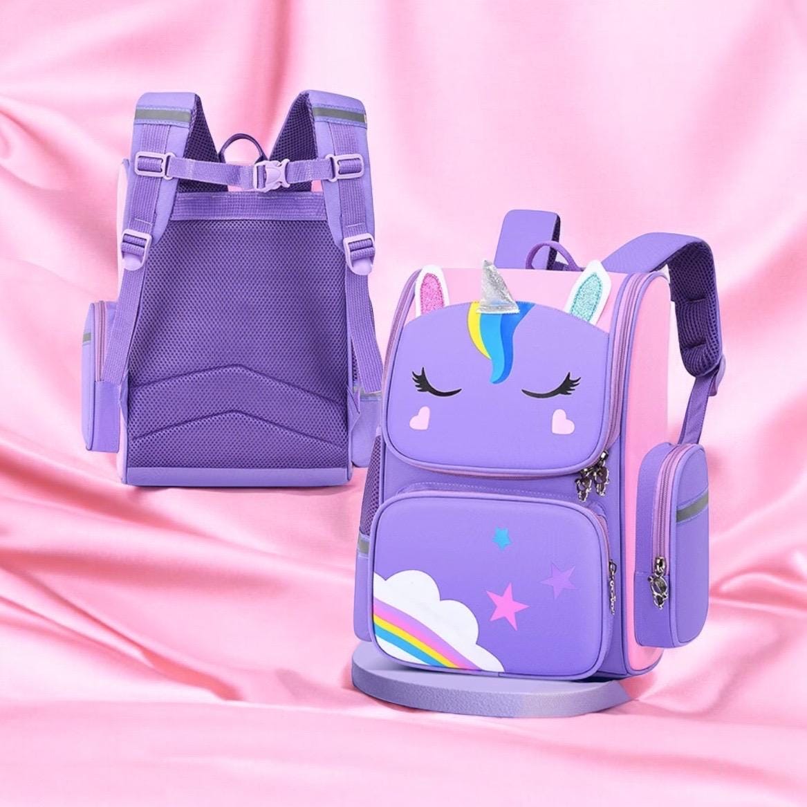 Unicorn Scholar Backpack: High-Quality Nylon Rucksack for Kids, Toddlers & Preschoolers - Perfect School Gift