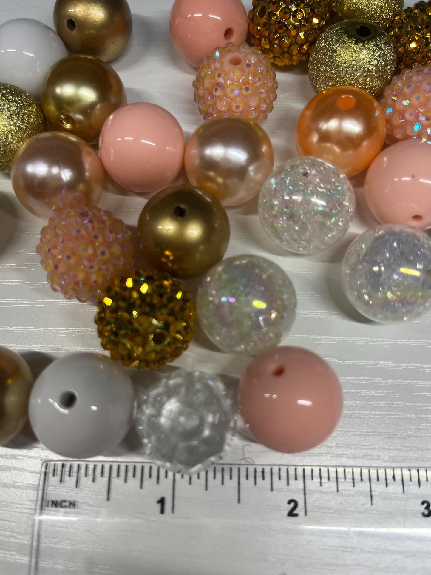 Chunky Acrylic Bubblegum Beads 20mm – DIY Kids Crafts, Jewelry Making (Set of 10)