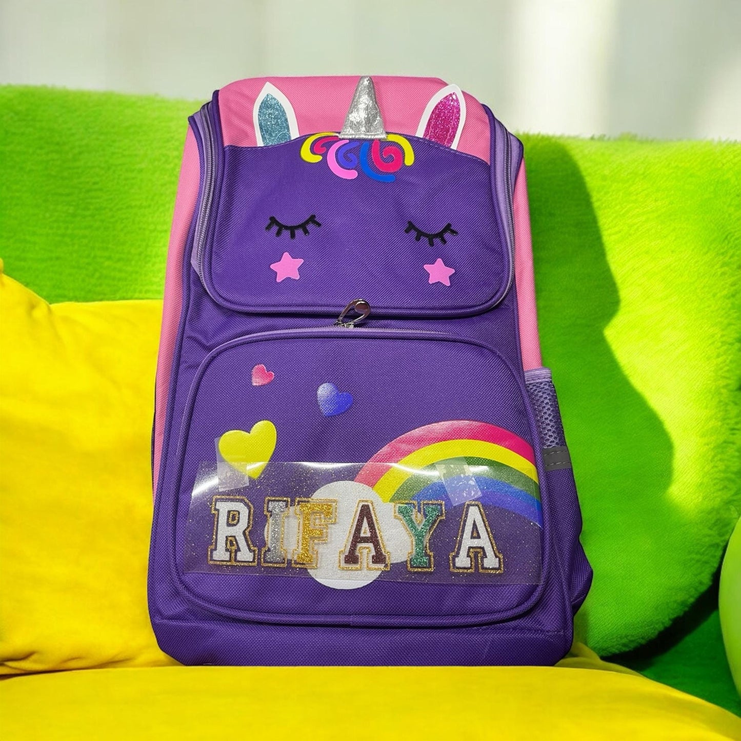 Unicorn Scholar Backpack: High-Quality Nylon Rucksack for Kids, Toddlers & Preschoolers - Perfect School Gift