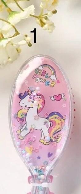 SALE Personalized Unicorn Hairbrush for Girl, Perfect Party Favor & Gift! Custom Hairbrush Unicorn Design. Engraved brush, Unicorn Theme