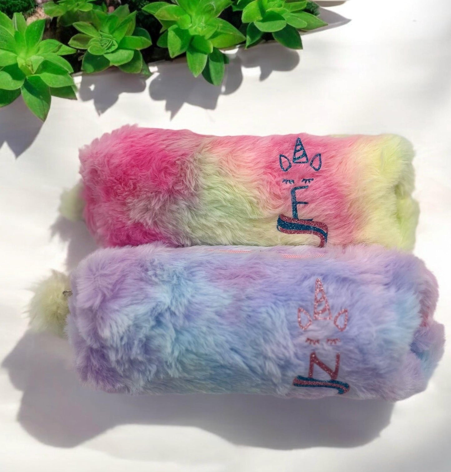 Personalized Unicorn Rainbow Pencil Case for Kids: Back to School Supplies, Birthday Gift Idea