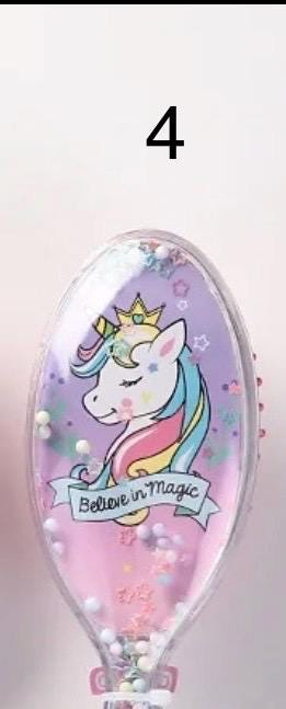 SALE Personalized Unicorn Hairbrush for Girl, Perfect Party Favor & Gift! Custom Hairbrush Unicorn Design. Engraved brush, Unicorn Theme