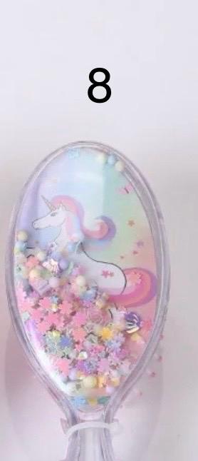 SALE Personalized Unicorn Hairbrush for Girl, Perfect Party Favor & Gift! Custom Hairbrush Unicorn Design. Engraved brush, Unicorn Theme