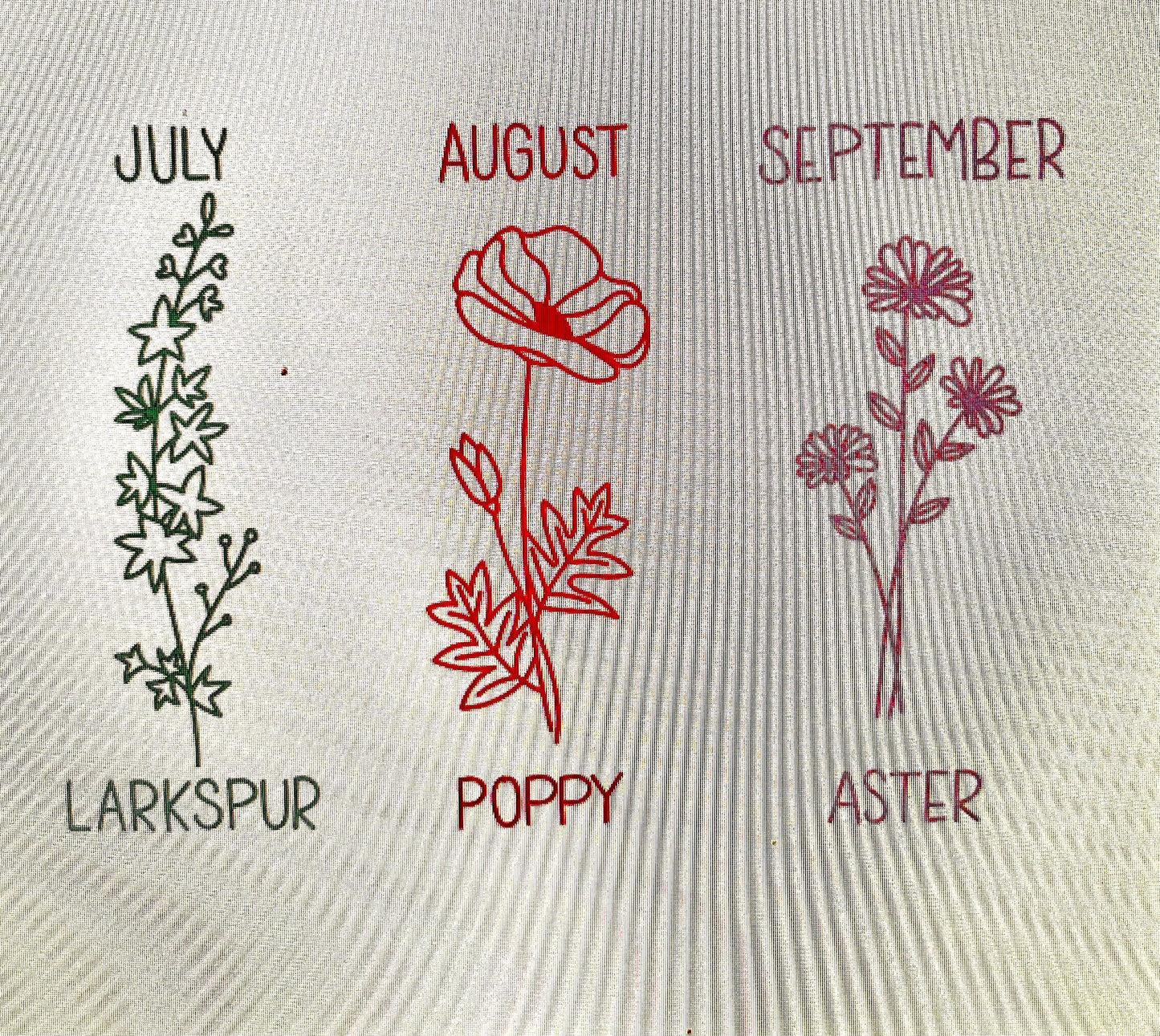 Floral Monogram Makeup Bag: Personalized Canvas Cosmetic Bag