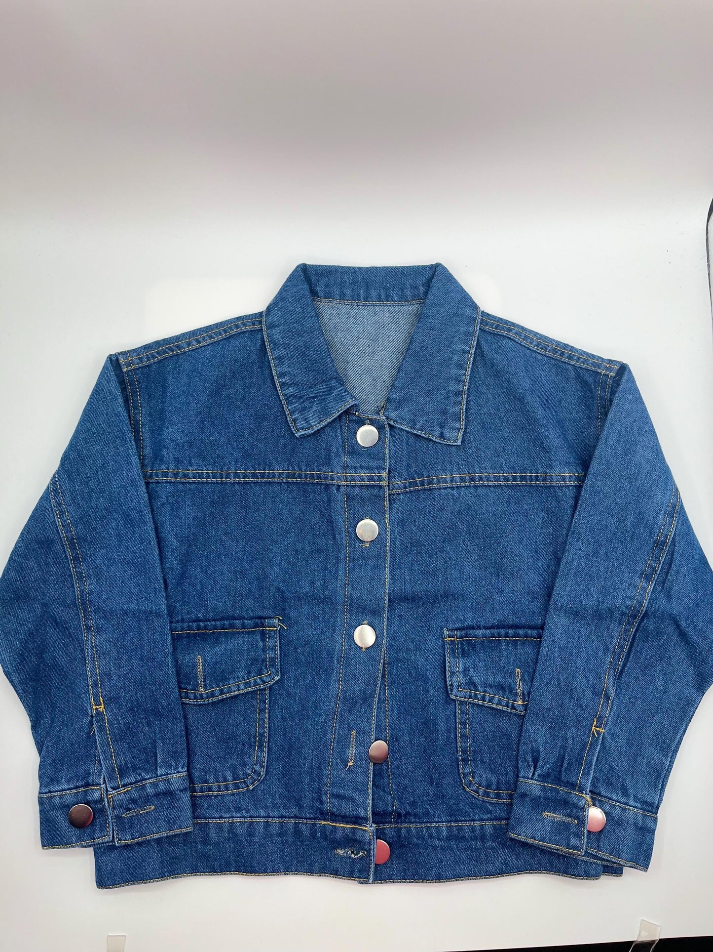 Personalized Denim Jacket, Trendy 3D Puff Coat for Kids, Unique Gift, Stylish Jean Jacket, Personalized Denim with Name, Gift for Boys