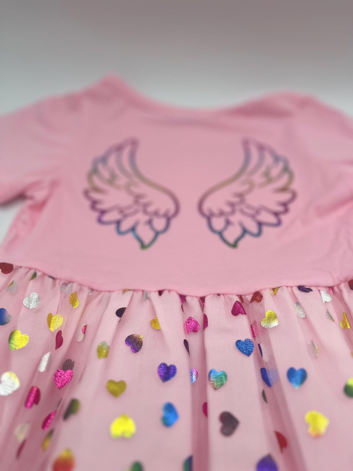 Unicorn tutu dress for girls, sparkly dress with wings with Personalized Touch, Kids Personalized Dress, Birthday Dress, Unicorn lover gift
