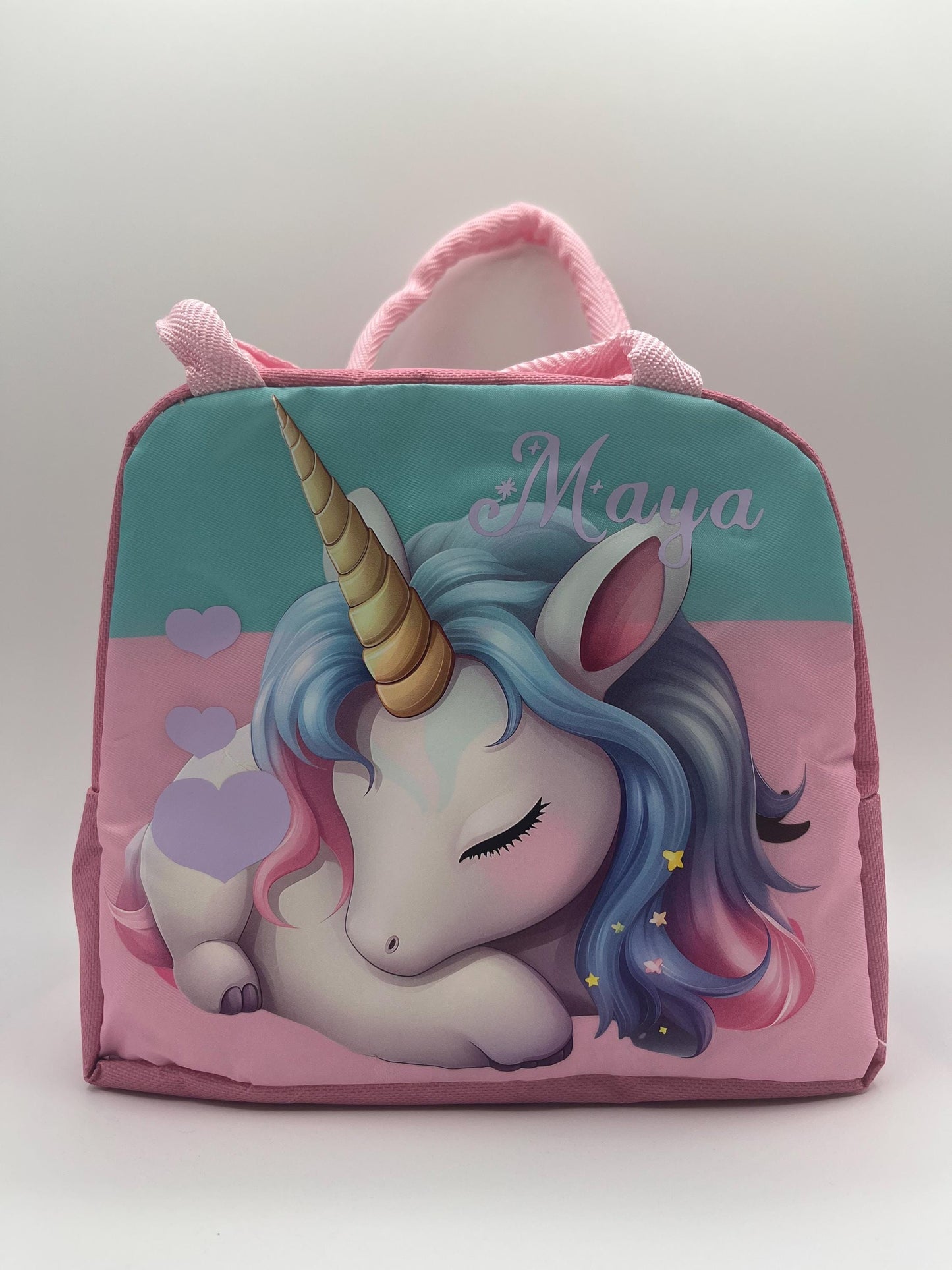 Lunch box for kids in unicorn theme, Kids Lunch Box with his Name, Back to school gift, Kindergarten, Unicorn Lunch Box, Birthday Gifts