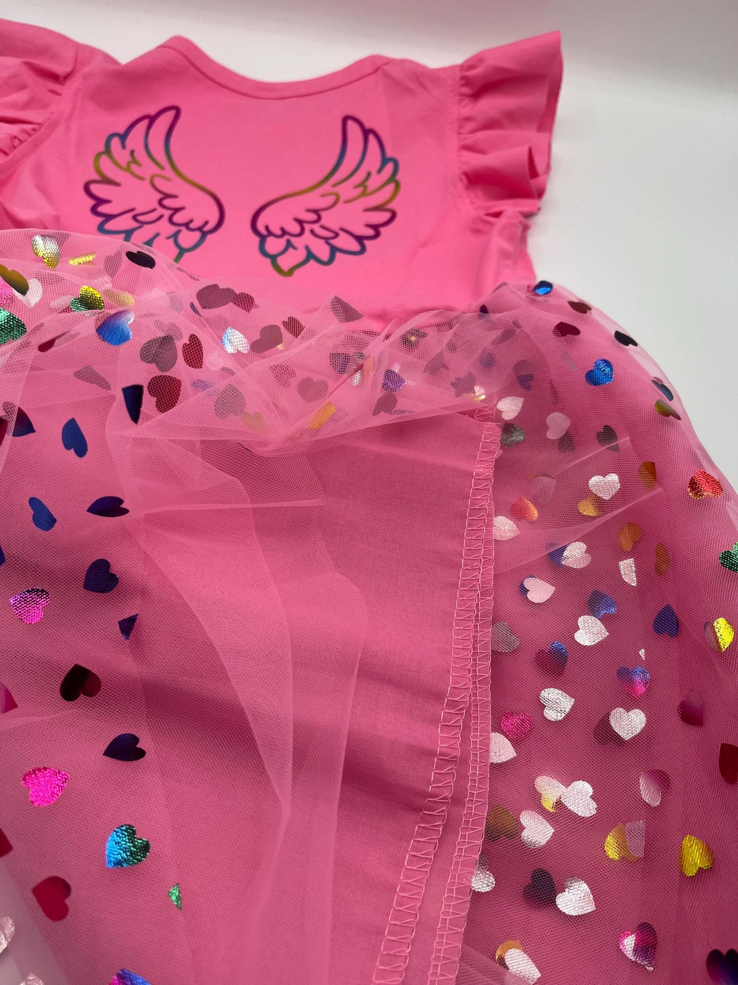 Unicorn tutu dress for girls, sparkly dress with wings with Personalized Touch, Kids Personalized Dress, Birthday Dress, Unicorn lover gift
