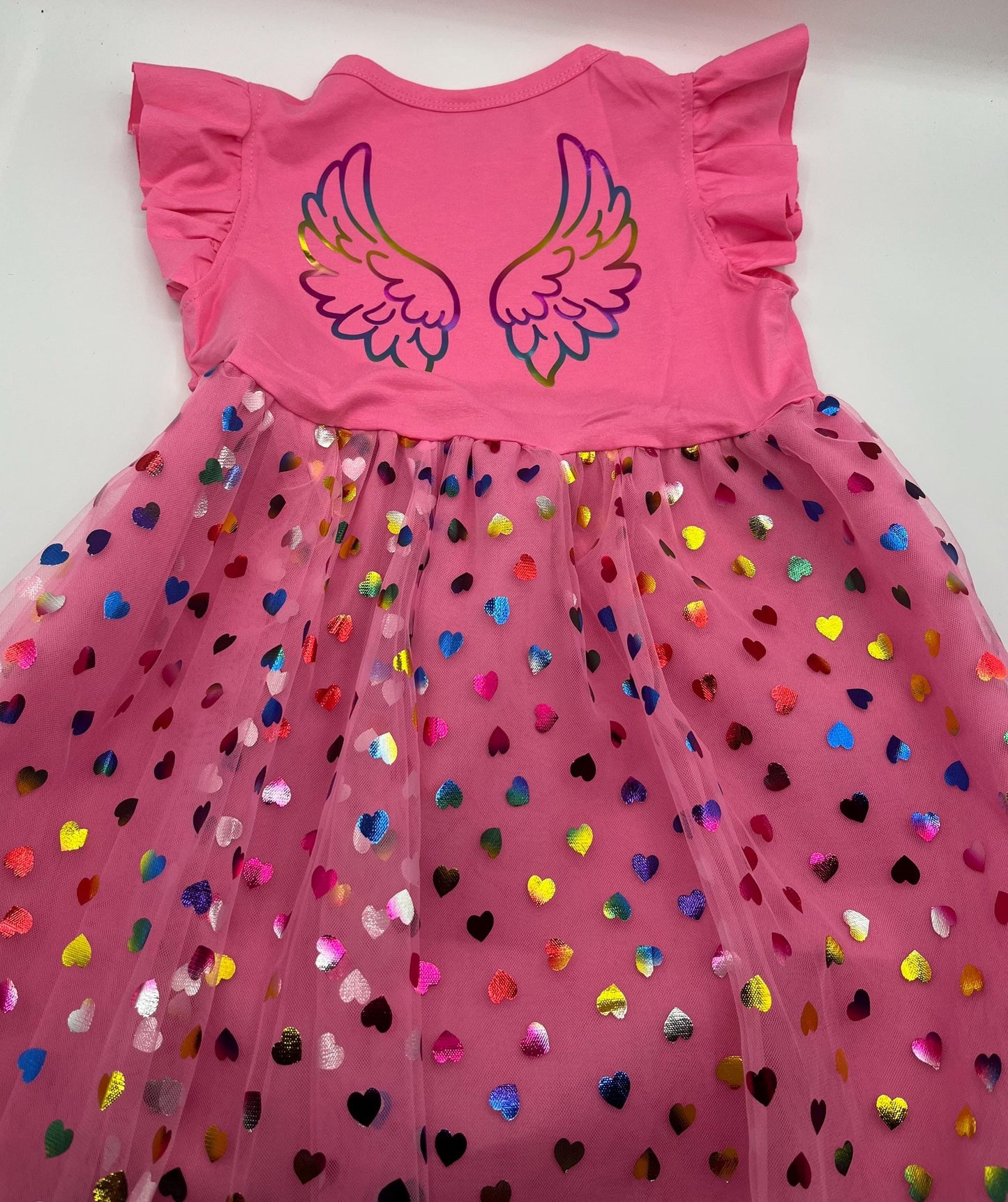 Unicorn tutu dress for girls, sparkly dress with wings with Personalized Touch, Kids Personalized Dress, Birthday Dress, Unicorn lover gift