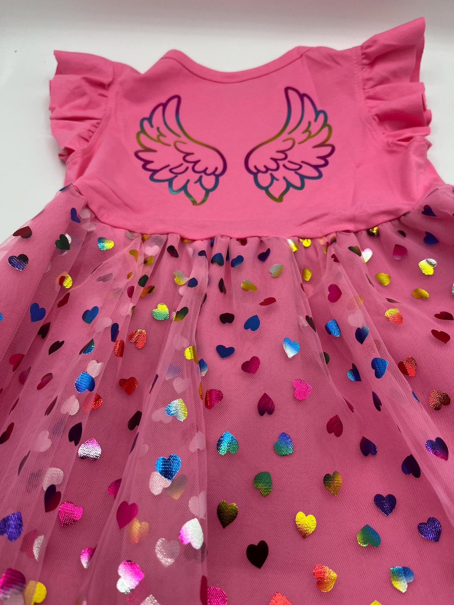 Unicorn tutu dress for girls, sparkly dress with wings with Personalized Touch, Kids Personalized Dress, Birthday Dress, Unicorn lover gift