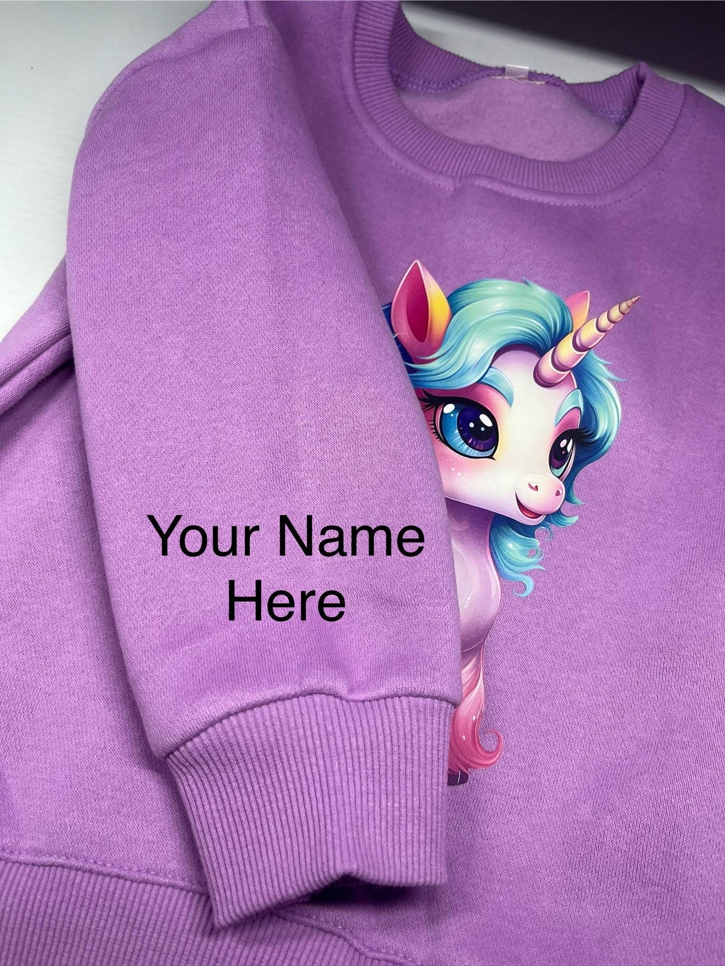 Unicorn lover sweatshirt for kids, customized sweater, Easter gift for unicorn lovers, Birthday Girl, Magical Unicorn