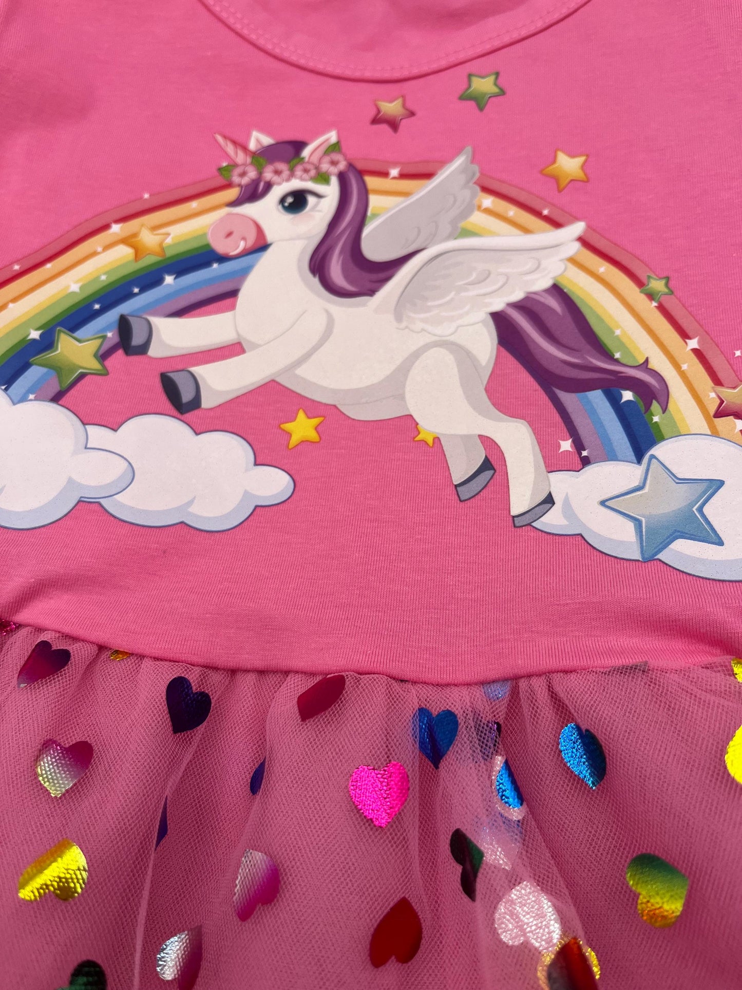 Unicorn tutu dress for girls, sparkly dress with wings with Personalized Touch, Kids Personalized Dress, Birthday Dress, Unicorn lover gift
