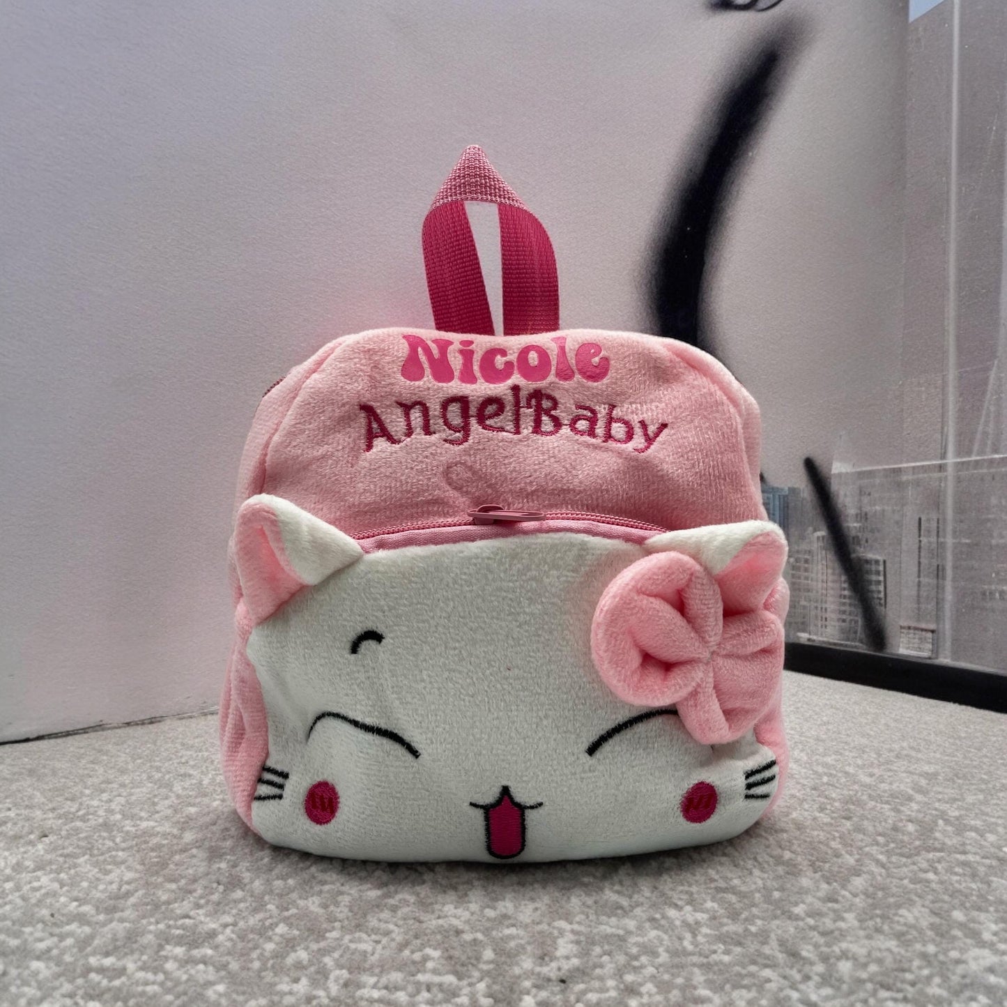 EASTER SALE Personalized Children's Backpack with Name, Kids Bunny Backpack, First Bag for Toddler, Kindergarten Backpack, Children's Gift