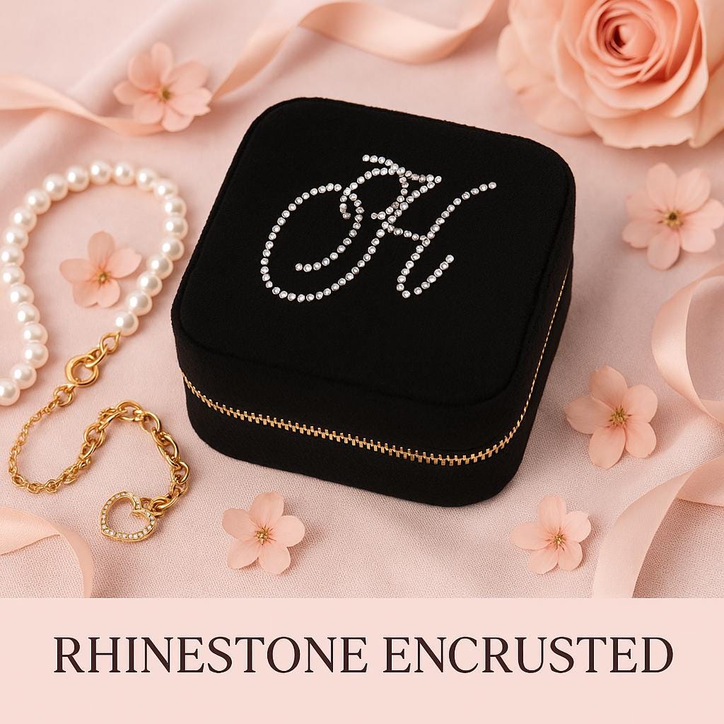 Bride Jewelry Box Bride Gift Box Mrs Jewelry Box Personalized Bridal Shower Gift for Bride Honeymoon Gift Travel Case