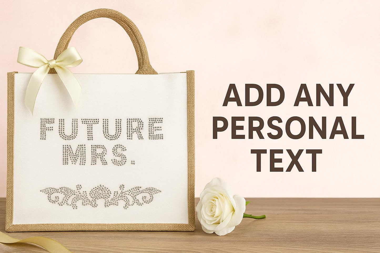 Future Mrs Tote Bag, Custom Mrs Bag, Engagement Tote Bag, Bride Canvas Bag, Engagement Gifts, for Bride to Be Tote, Engagement Party Gifts