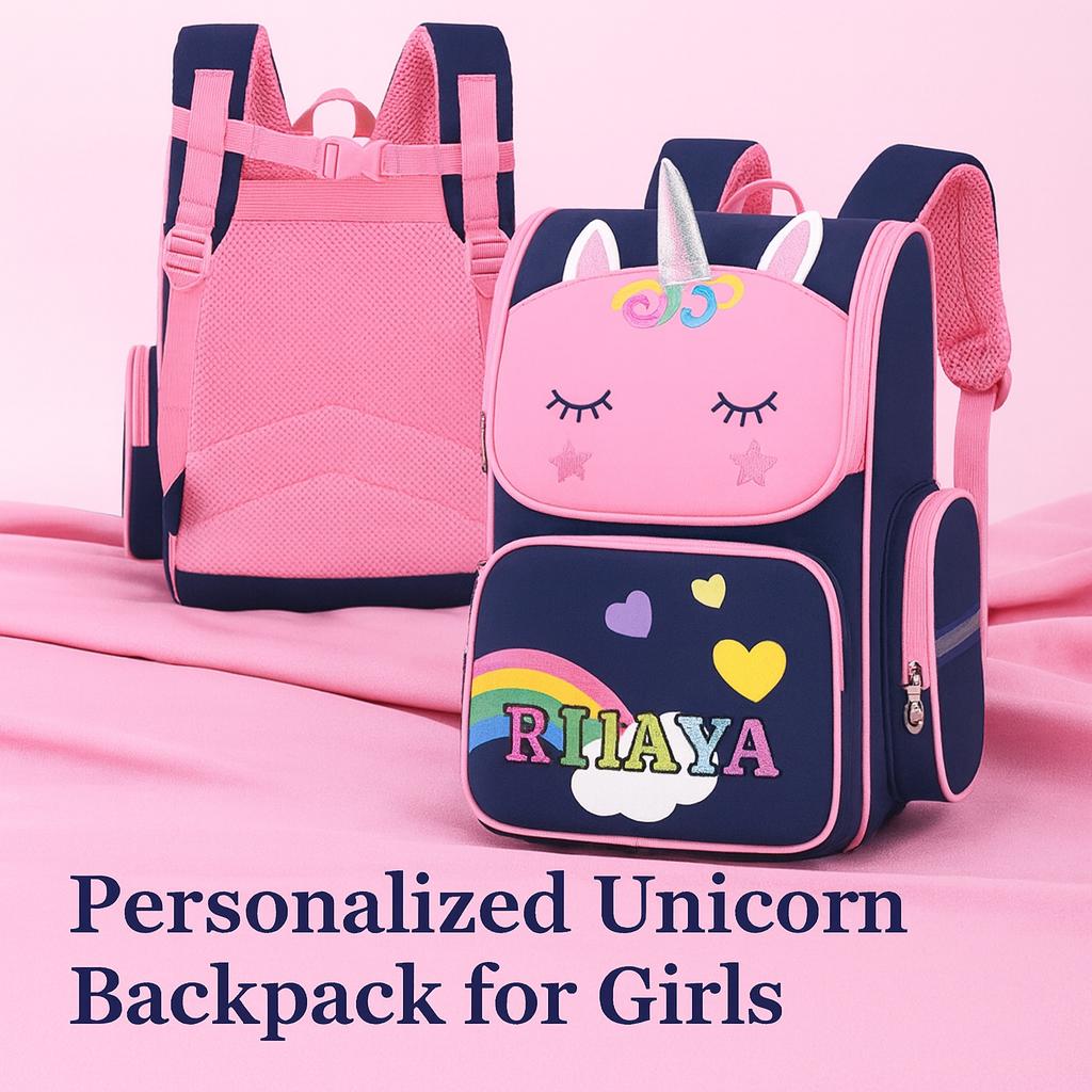 Unicorn Scholar Backpack: High-Quality Nylon Rucksack for Kids, Toddlers & Preschoolers - Perfect School Gift