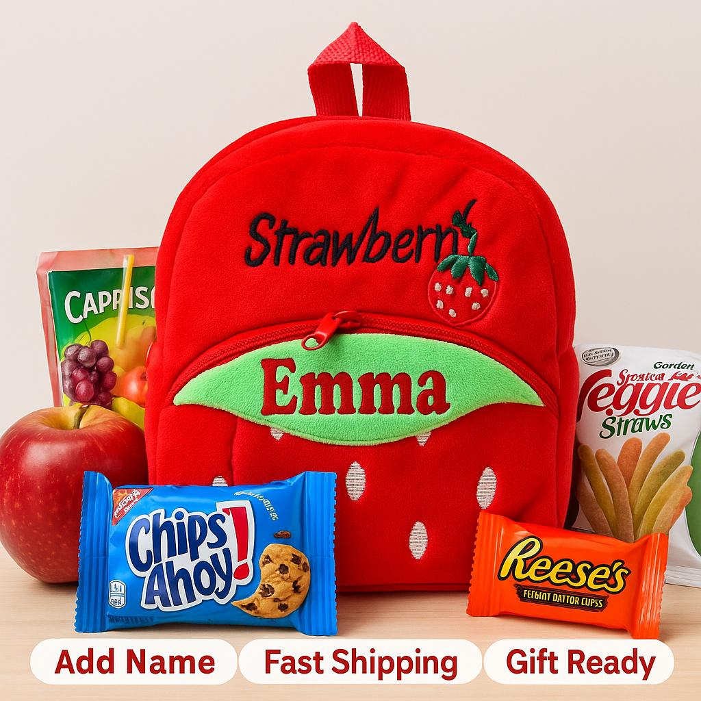 EASTER SALE Personalized Children's Backpack with Name, Kids Bunny Backpack, First Bag for Toddler, Kindergarten Backpack, Children's Gift