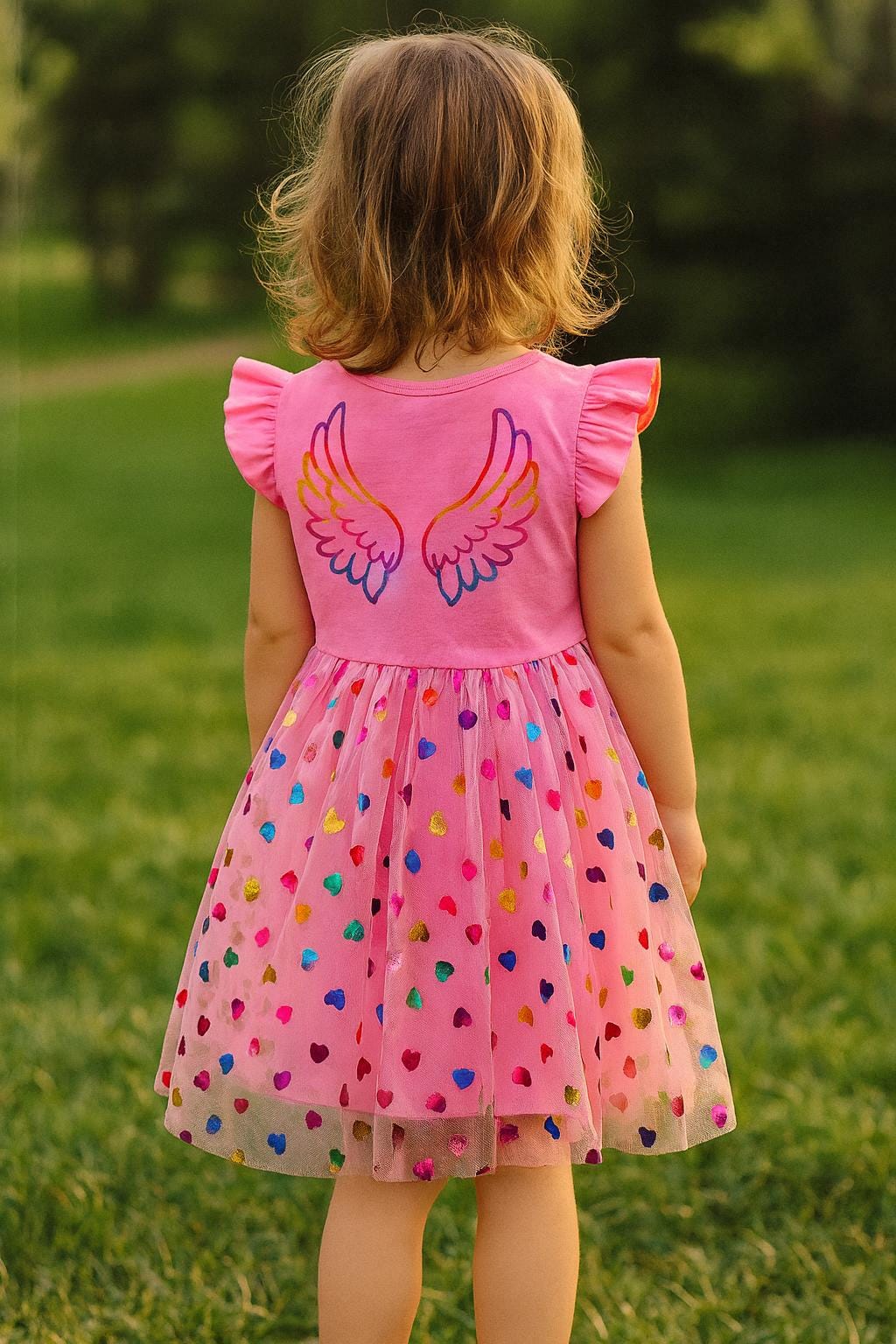 Unicorn tutu dress for girls, sparkly dress with wings with Personalized Touch, Kids Personalized Dress, Birthday Dress, Unicorn lover gift