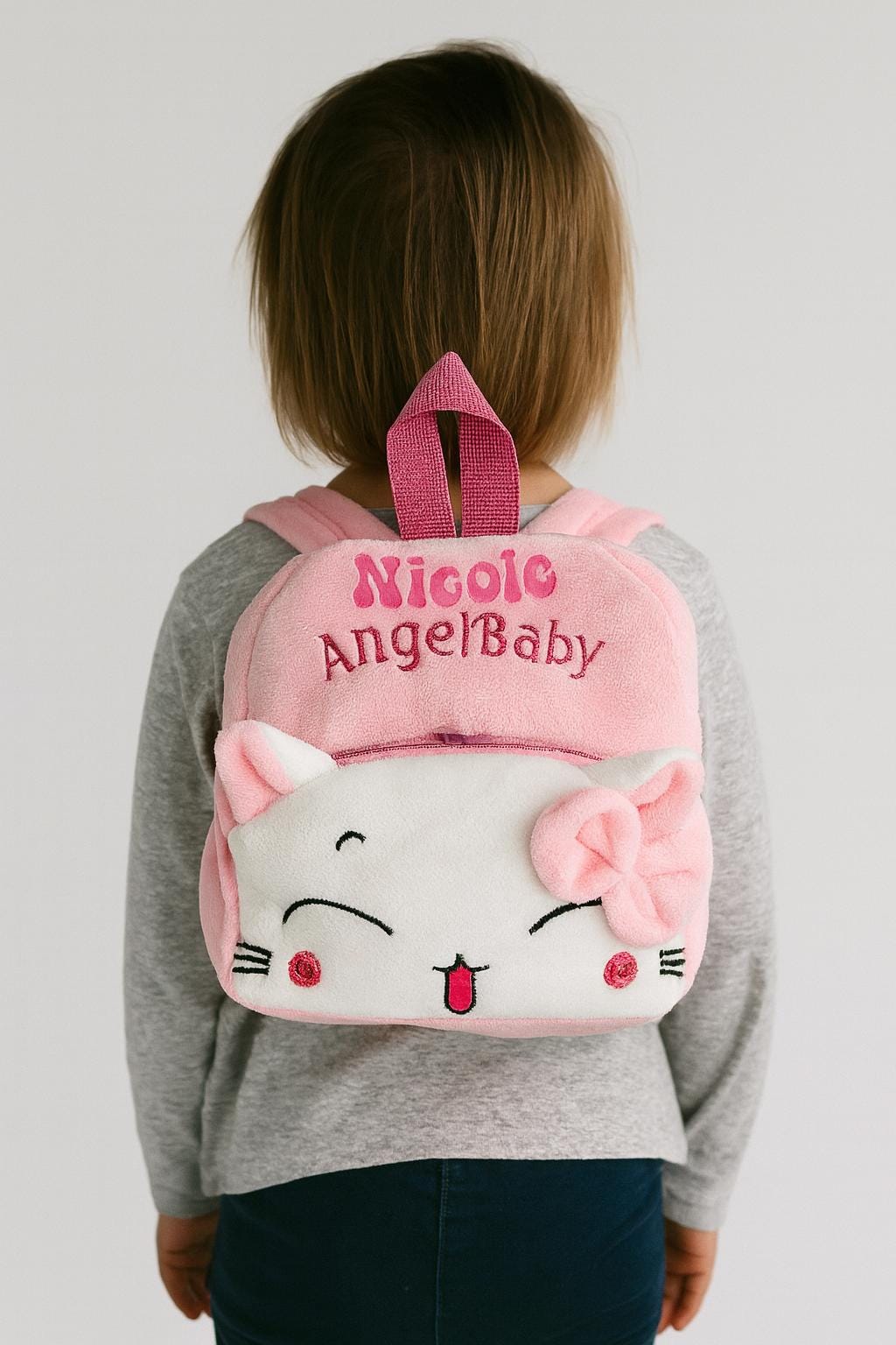 SALE BUNNY personalized Monogrammed Toddler Backpacks, Seersucker Backpack, Preschool Book Bag, Personalized Gifts, Easter gift