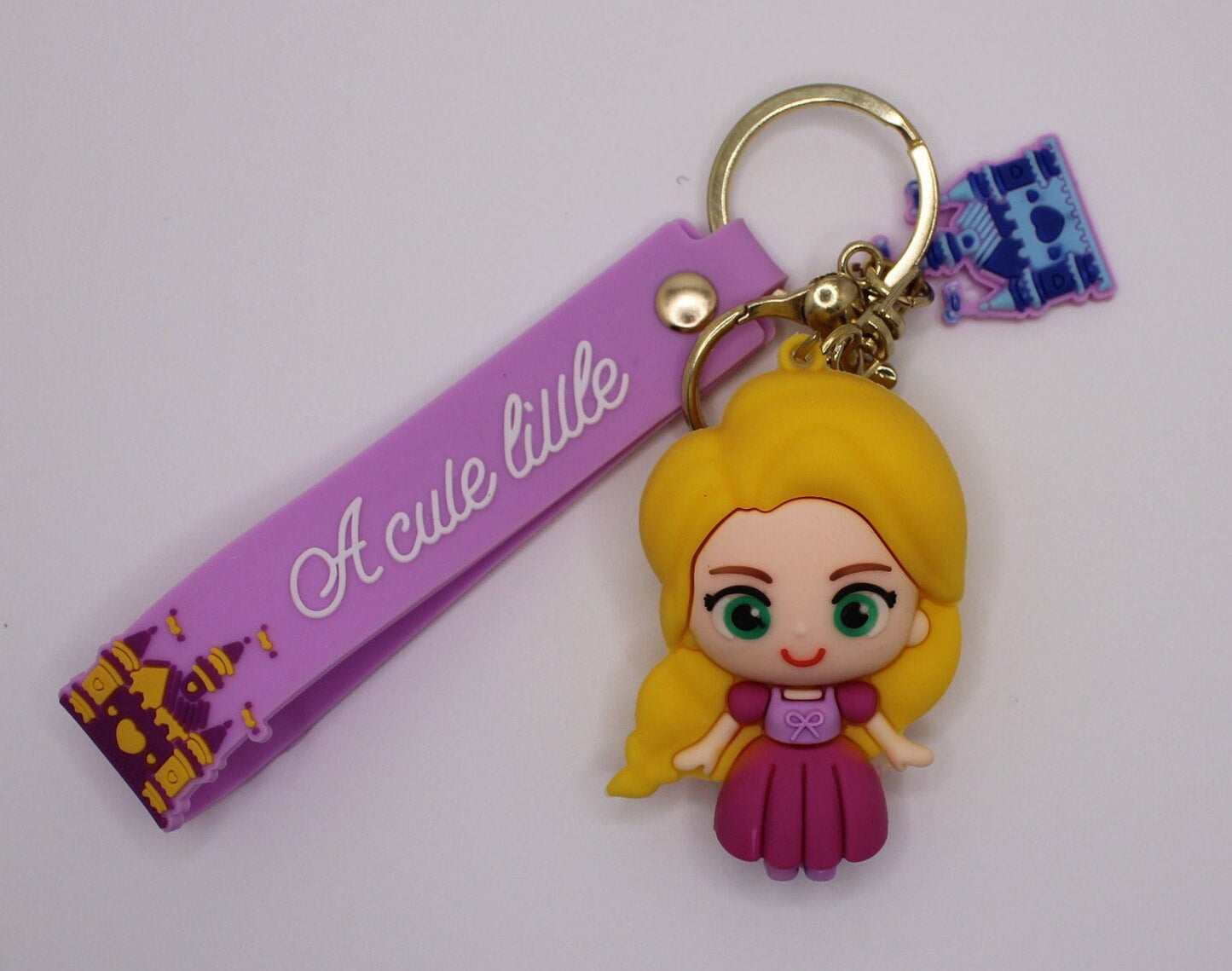 Personalized Princess Keychain: Bookbag, Backpack Tag