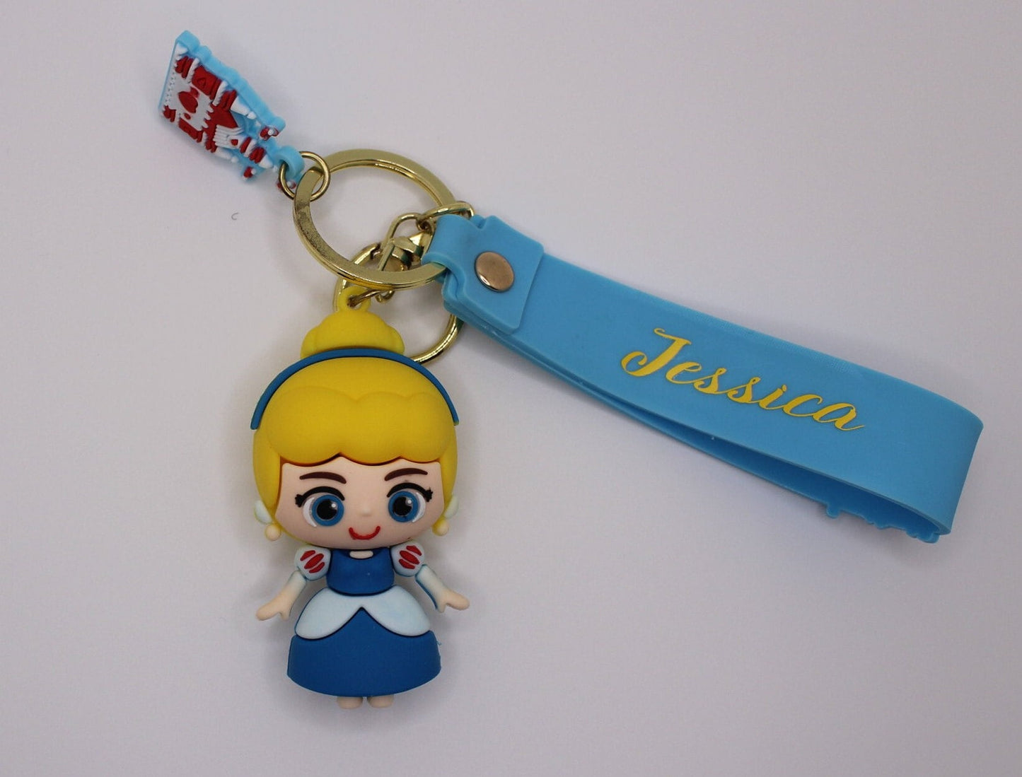 Personalized Princess Keychain: Bookbag, Backpack Tag