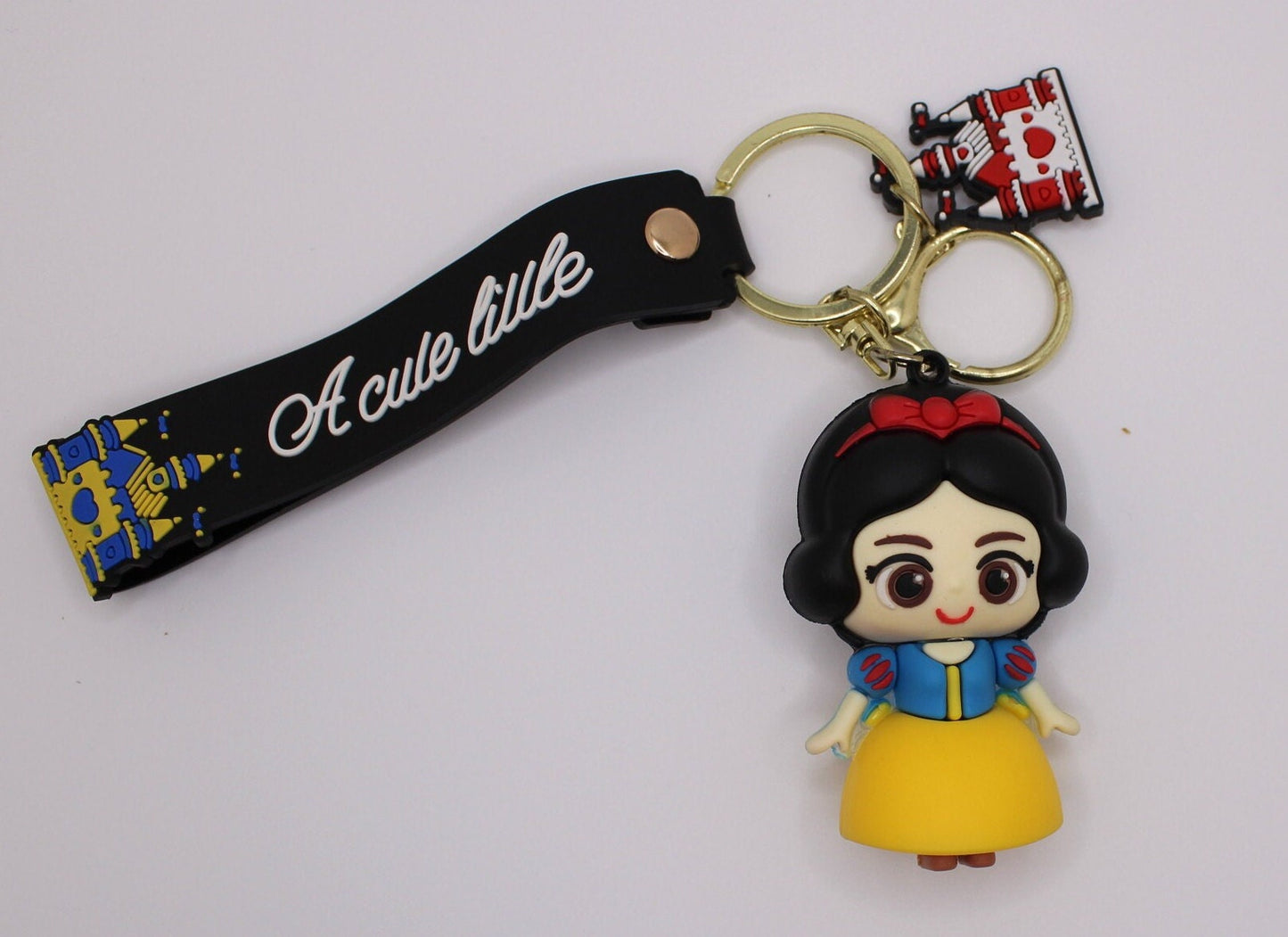 Personalized Princess Keychain: Bookbag, Backpack Tag