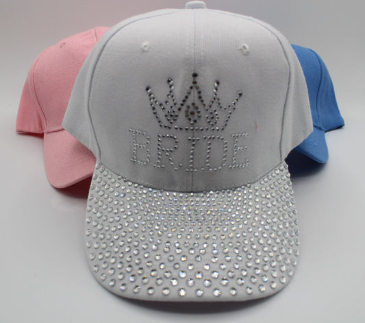 Custom hat for Bride and bridesmaids