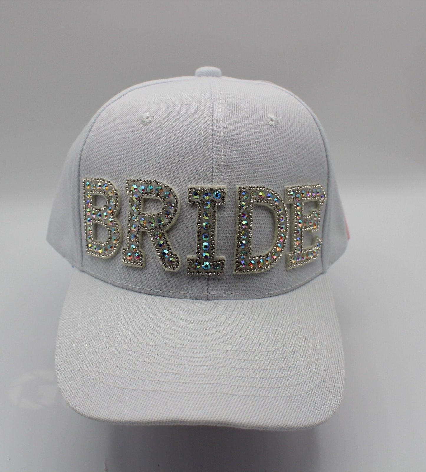 Rhinestone Bride Baseball Hat: Custom Bachelorette Party Cap