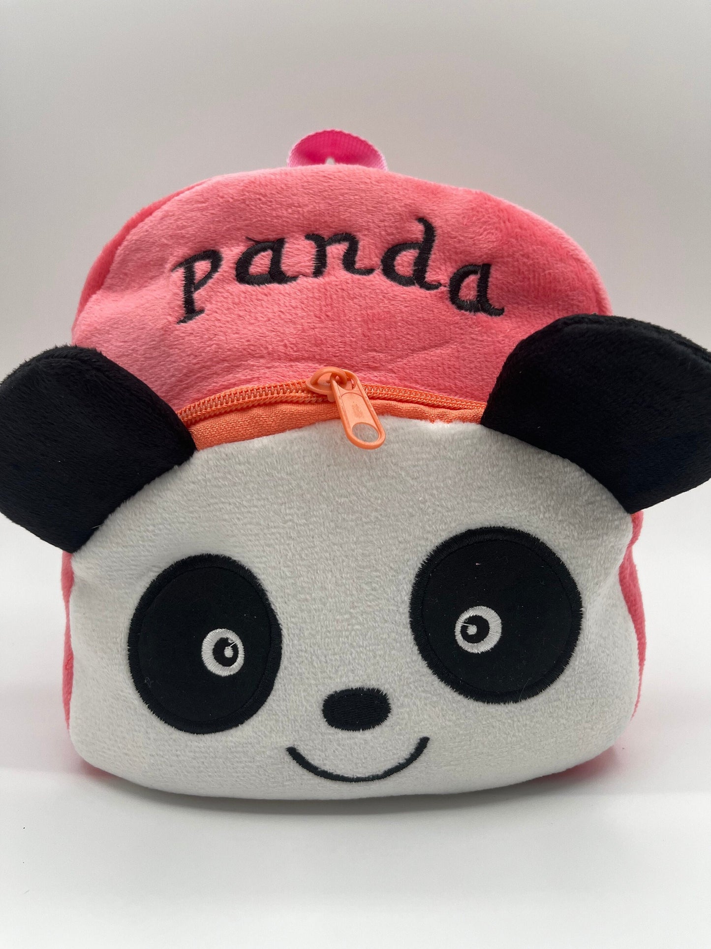 Personalized Panda Backpack: Fluffy Plush Kids Backpack