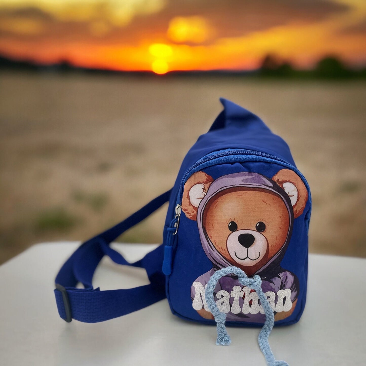 Personalized Toddler Crossbody Bag: Custom Kids Fanny Pack with Name - Ideal Preschool & Birthday Gift
