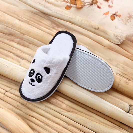 Personalized Panda Slippers: Cozy Spa Sleepover Party Favors