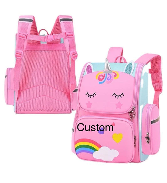 High quality backpack for school, Personalized Rainbow backpack, Backpack with Name, Custom Unicorn backpack, Unicorn gift for girl and boy