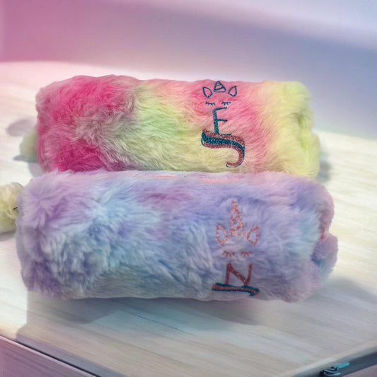 Personalized Unicorn Rainbow Pencil Case for Kids: Back to School Supplies, Birthday Gift Idea