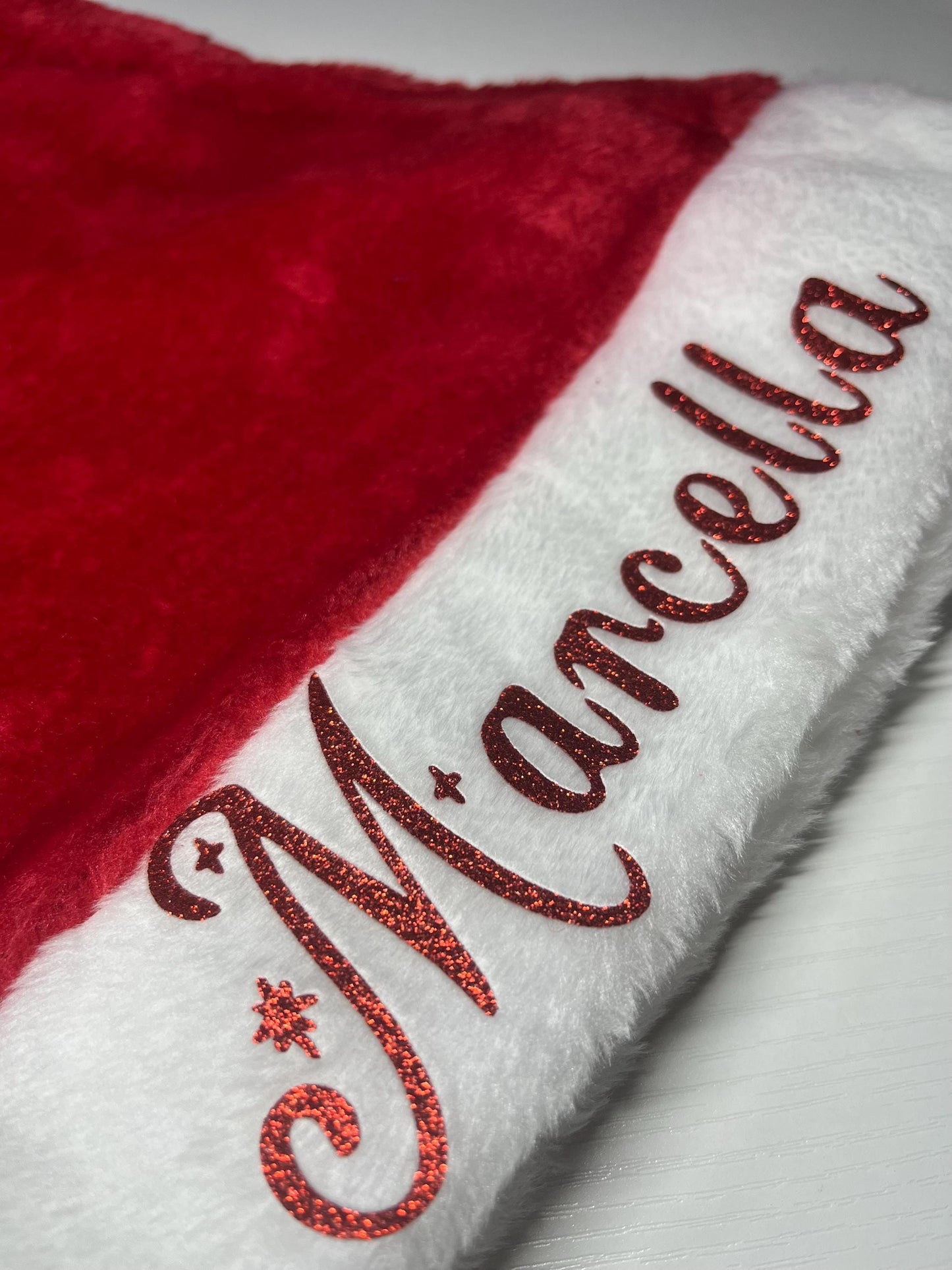 SALE Personalized Santa Hat, Customized Santa Hats, Custom Christmas Hats, Santa Hats, Holiday Hats, Velvet Santa Hats for Adult and kids