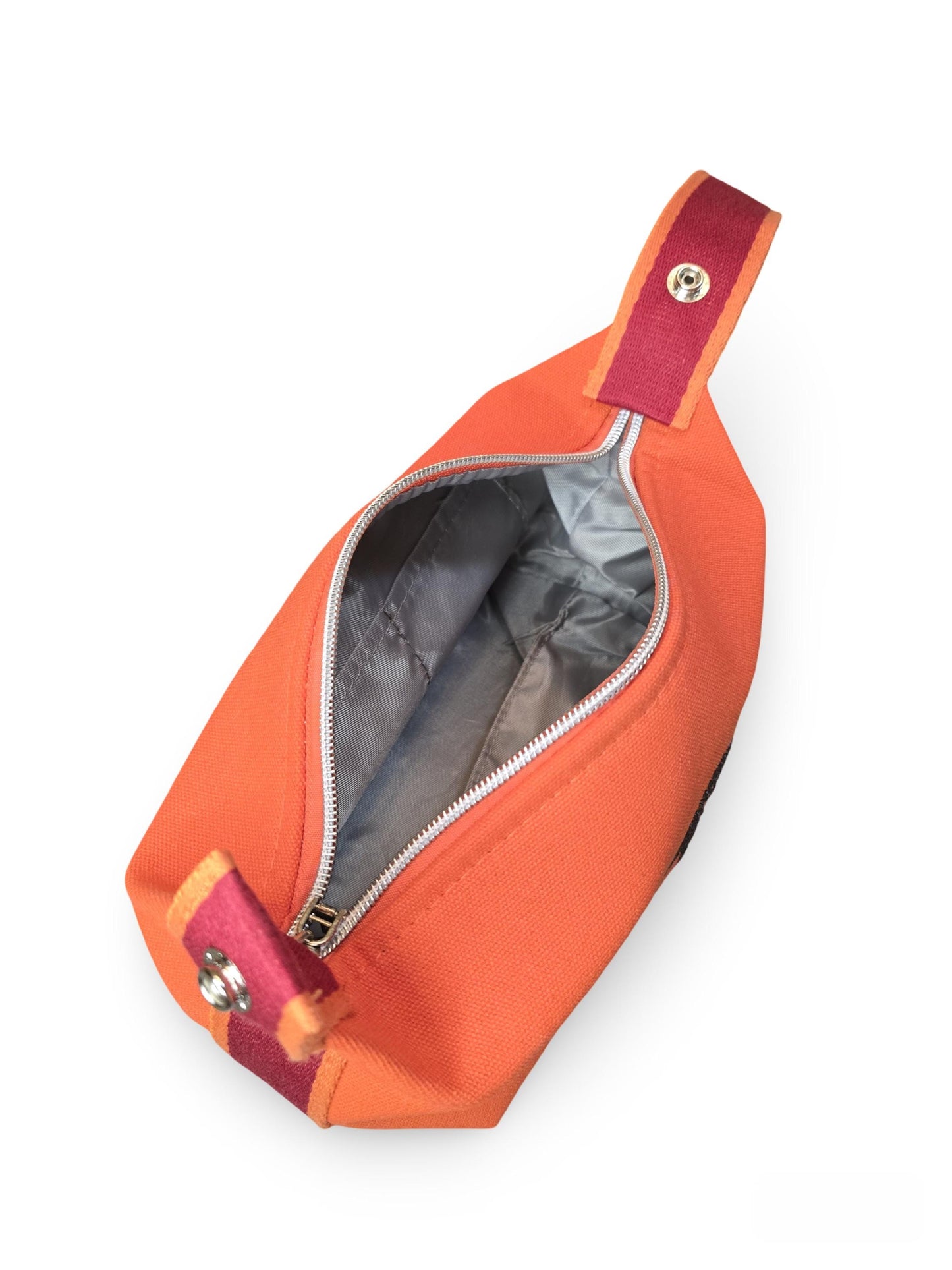 Crystal Monogram Makeup Bag – Personalized Toiletry Pouch, Bridesmaid Gift