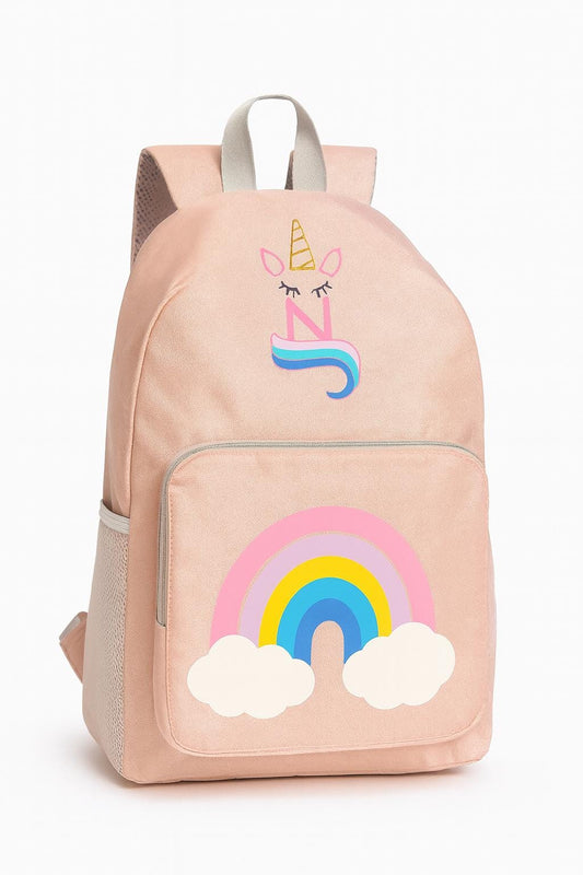 Unicorn backpack, Customized kids backpacks, Letters Backpack, Personalized Kids Backpack, Personalized Gift, Unicorn gift, Nylon backpack