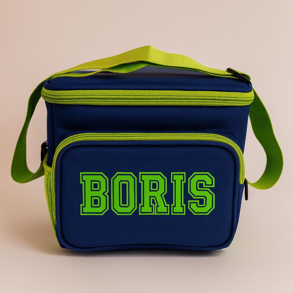 Personalized Lunch Box for Him or Her, Valentine’s Day Gift, Insulated Lunch Bag with Name, Custom Snack Box