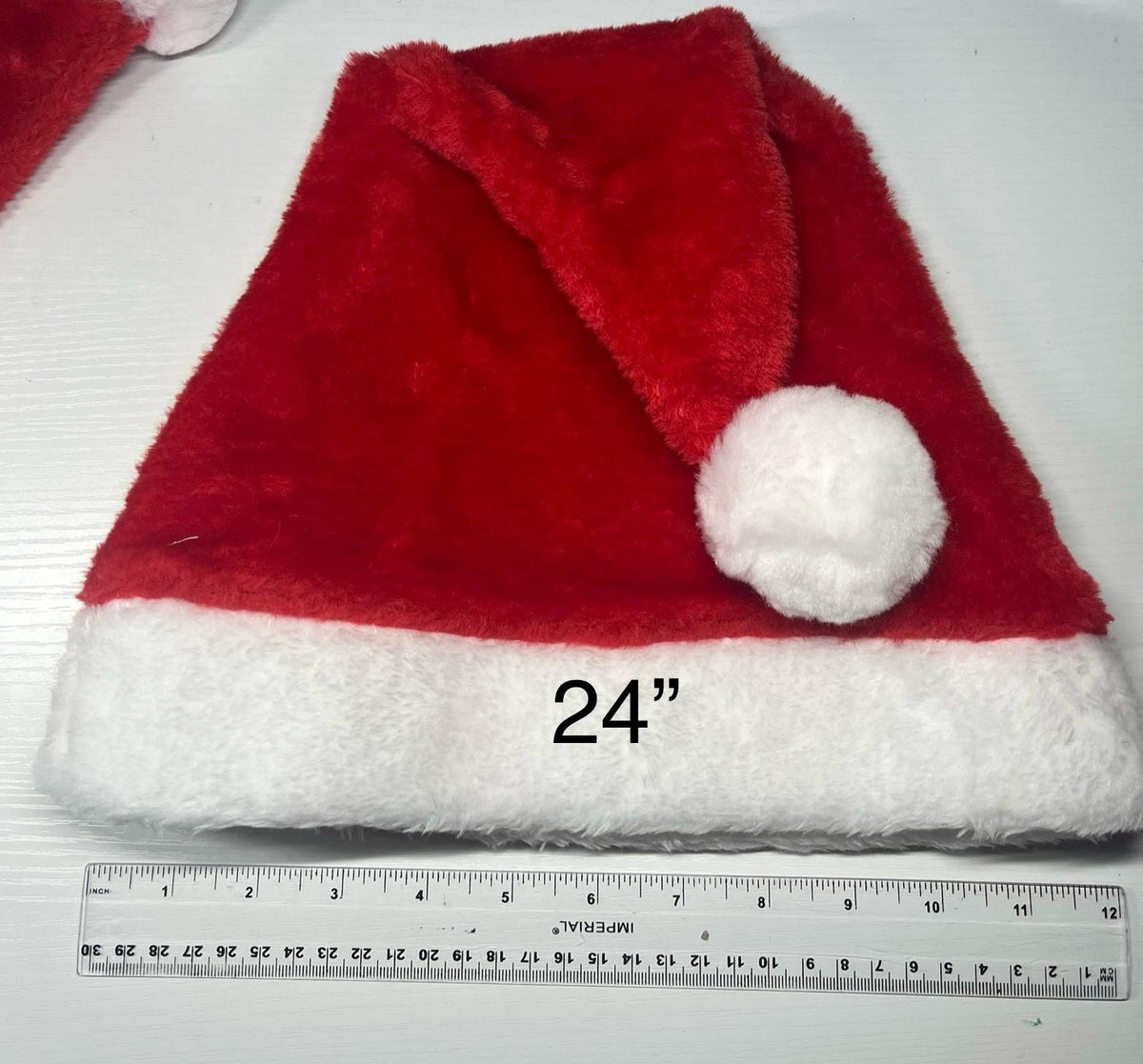 Personalized Velvet Santa Hat, Custom Christmas Holiday Headwear