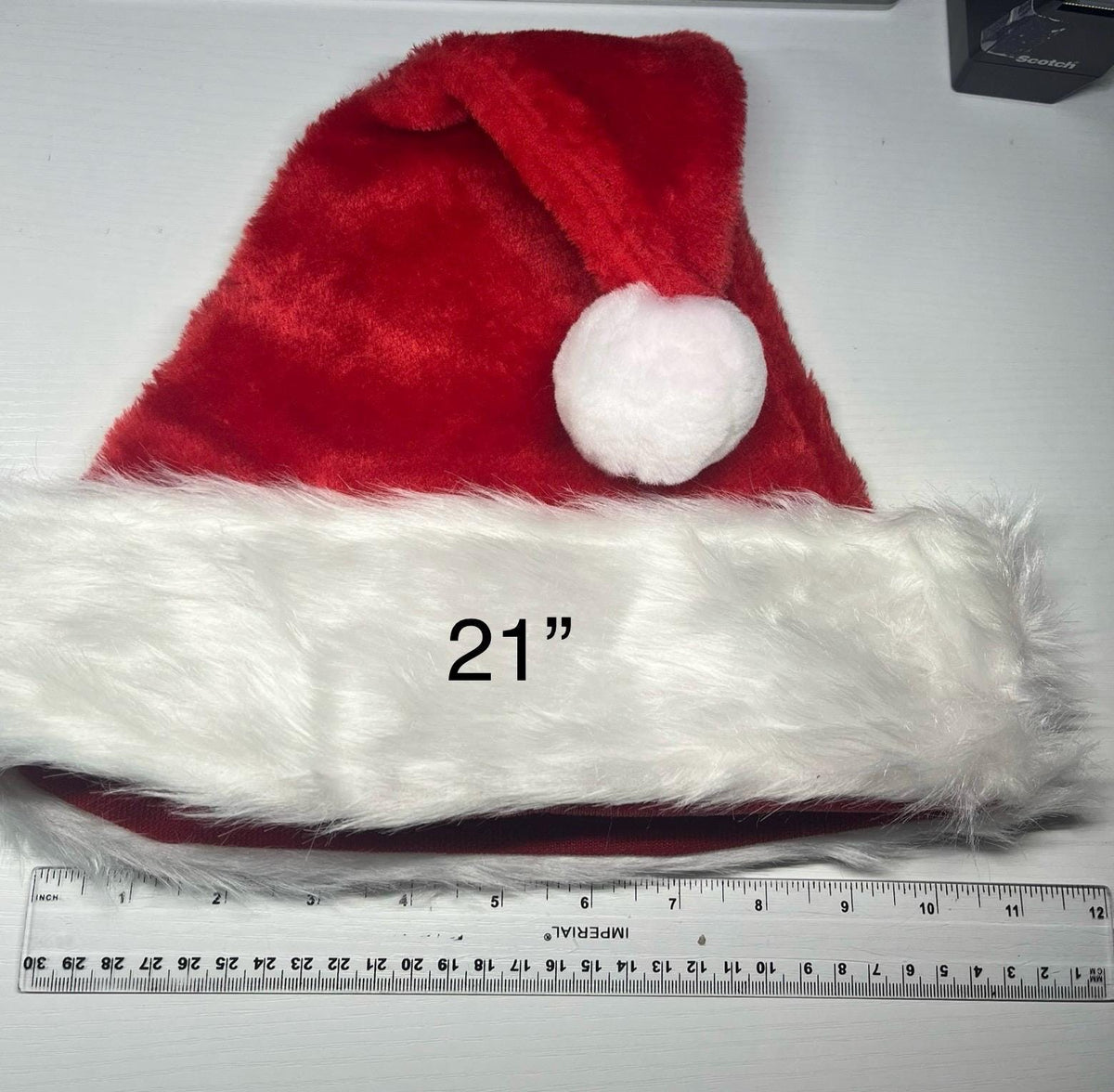 Personalized Velvet Santa Hat, Custom Christmas Holiday Headwear