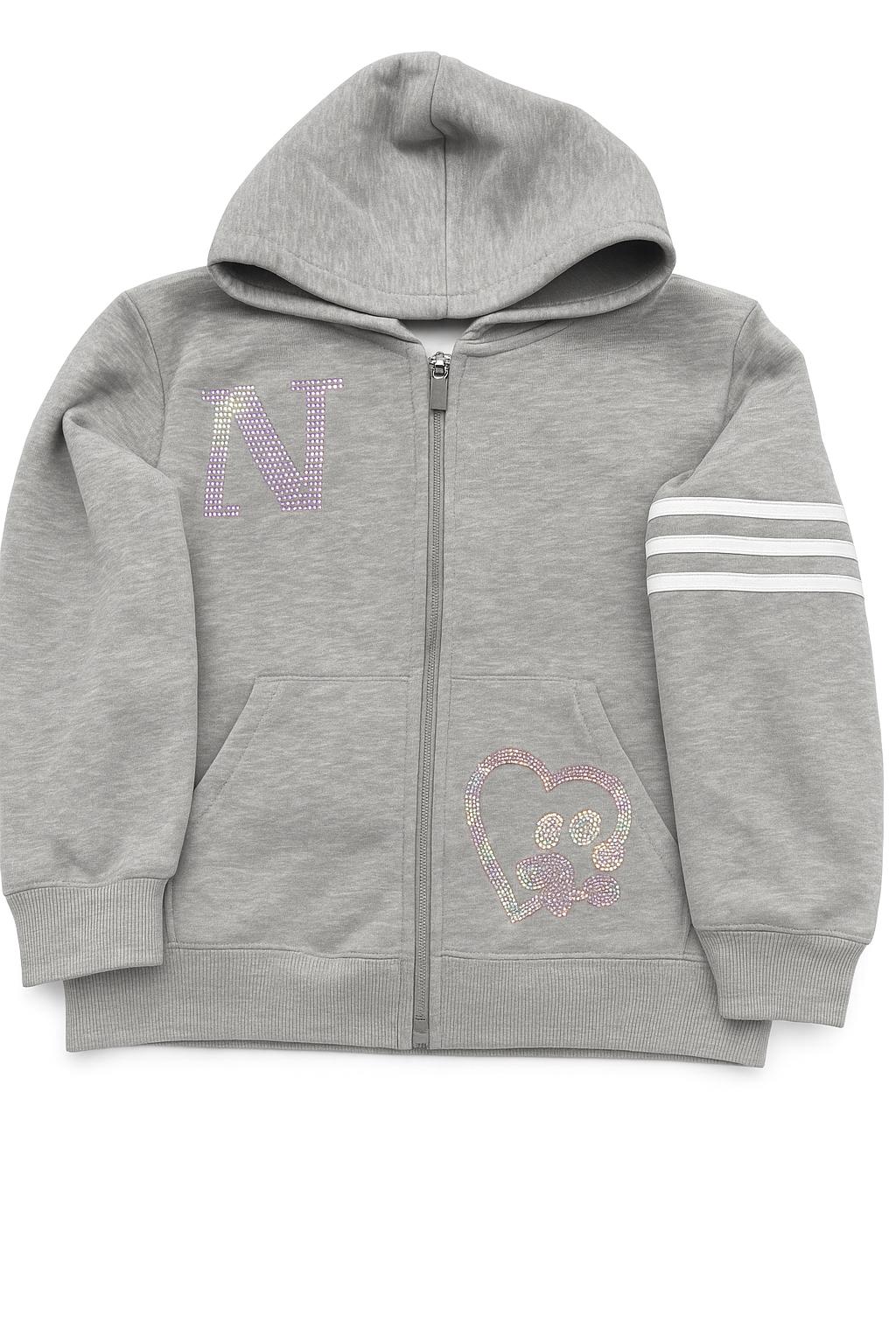 Personalized Girls Hoodie with Rhinestone Wings – Custom Initial Toddler sweatshirt Gift