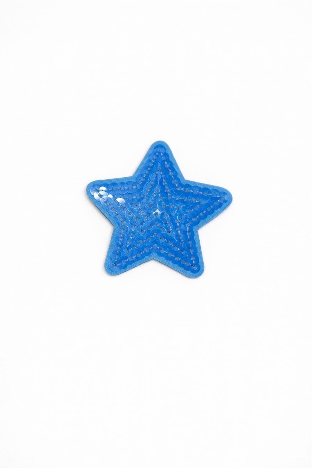 Sequin Heart & Star Iron On Patches, DIY Appliques